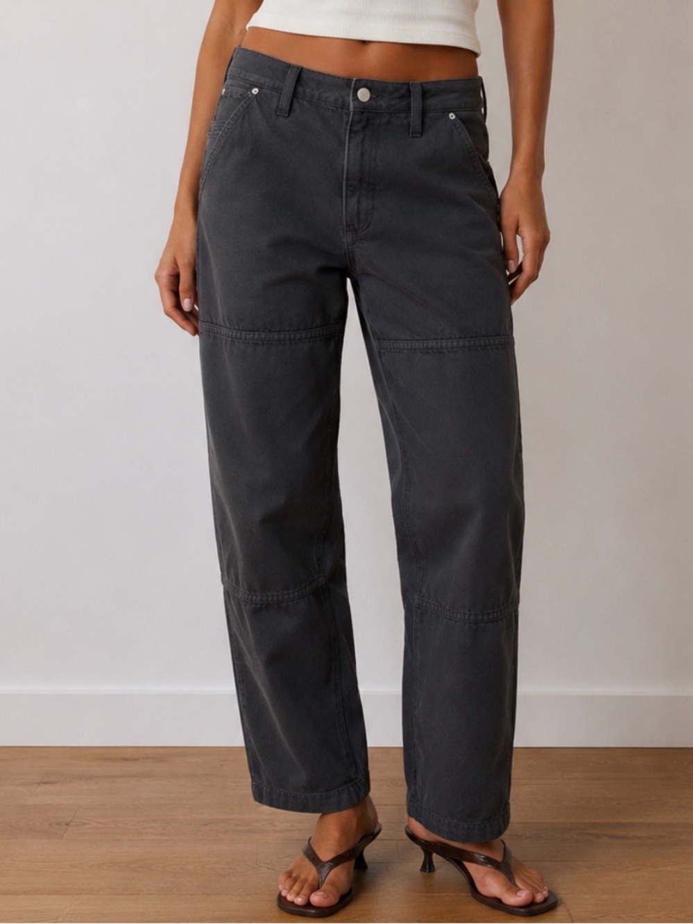 AMO Billie Field Pants in Pewter